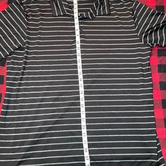 NWOT Members Mark, active performance, polos men, size large, striped polo - Picture 6 of 9